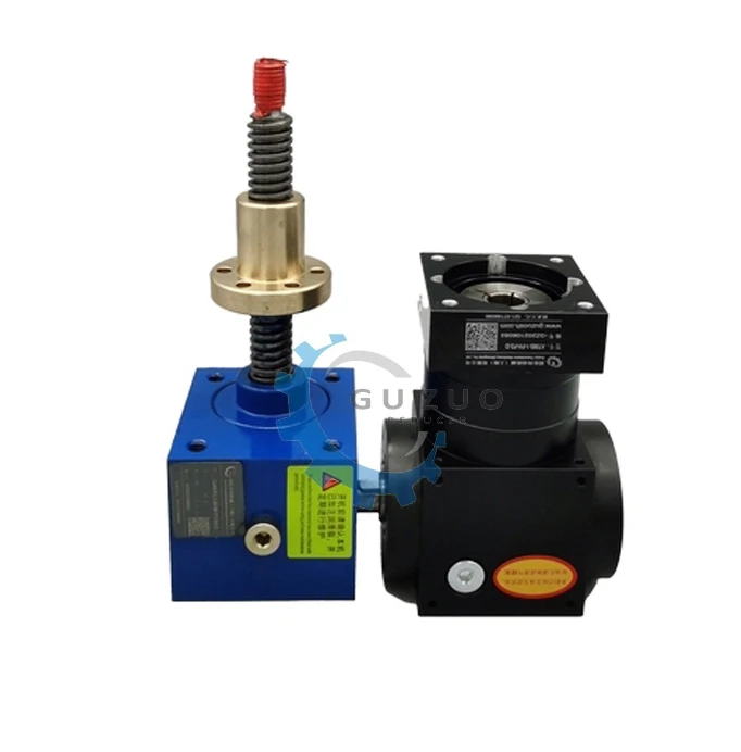 Hot Sale SJB22 Nodular Cast Iron Ball Spiral Worm Screw Jack For Industrial Mechanical Construction With Ratio 1:6 1:24