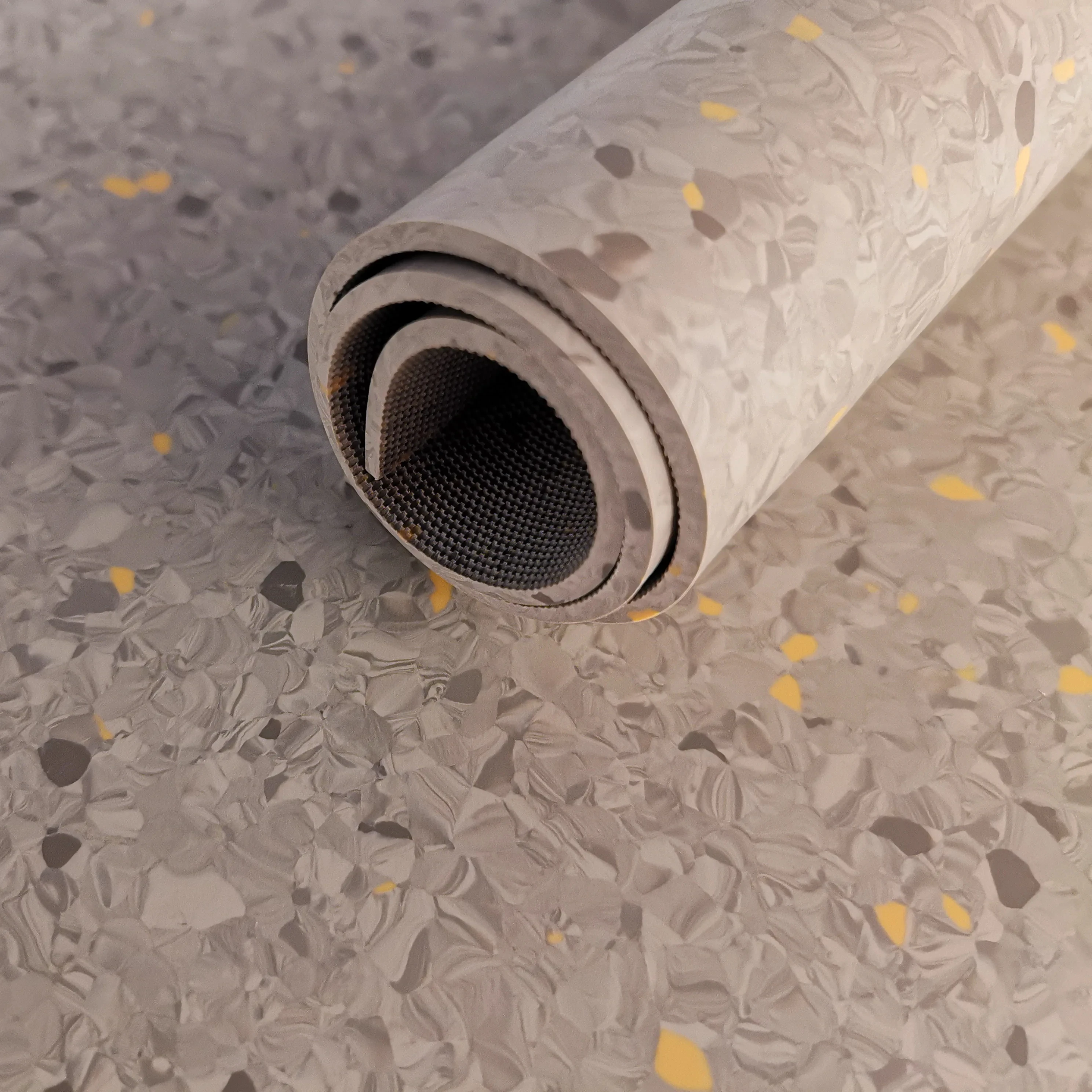 Высокое качество популярная распродажа роскошный виниловый разнородный ПВХ рулонный пол пластиковая катушка для внутреннего декора