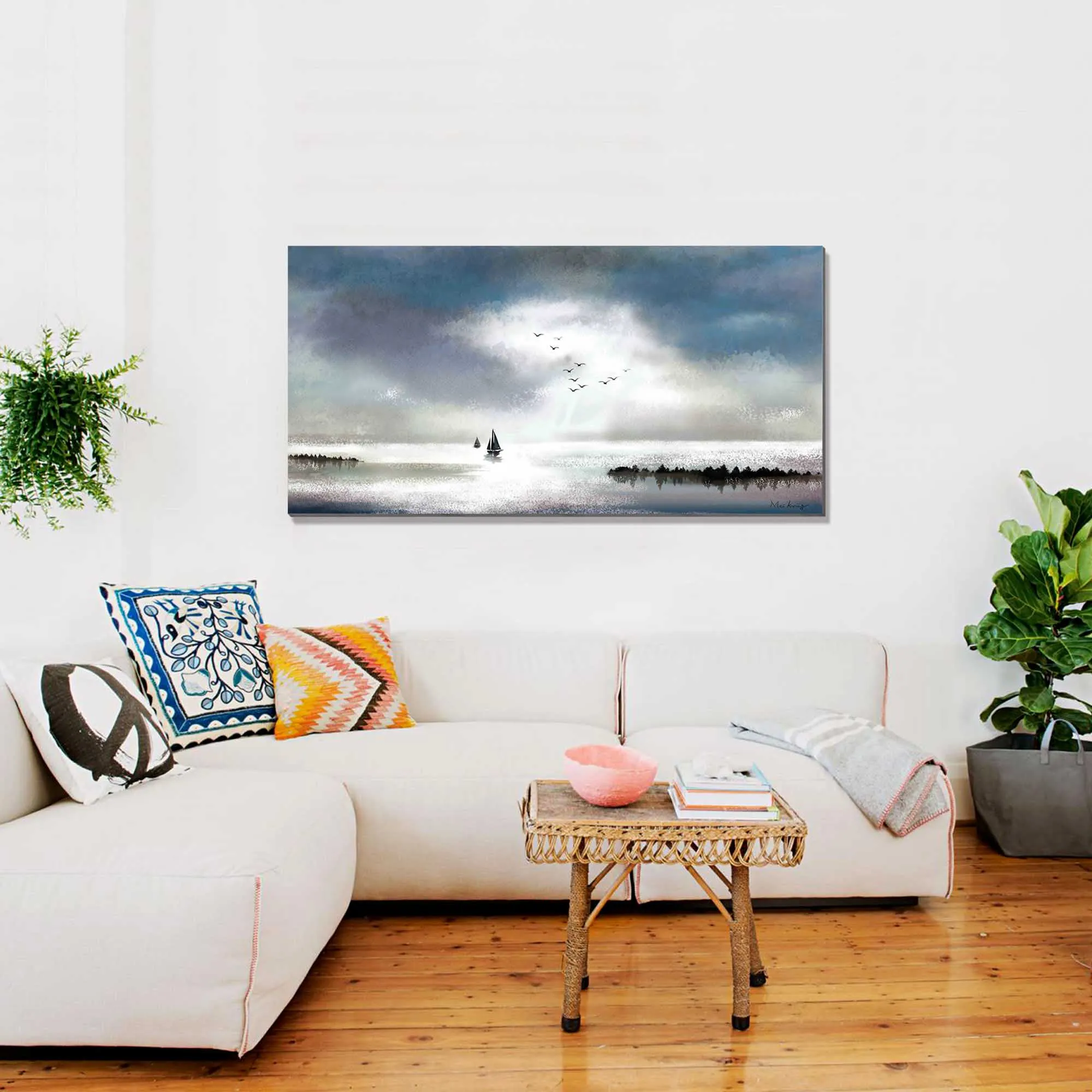 Modern Wall Canvas Home Decoration Seaview Printed Art