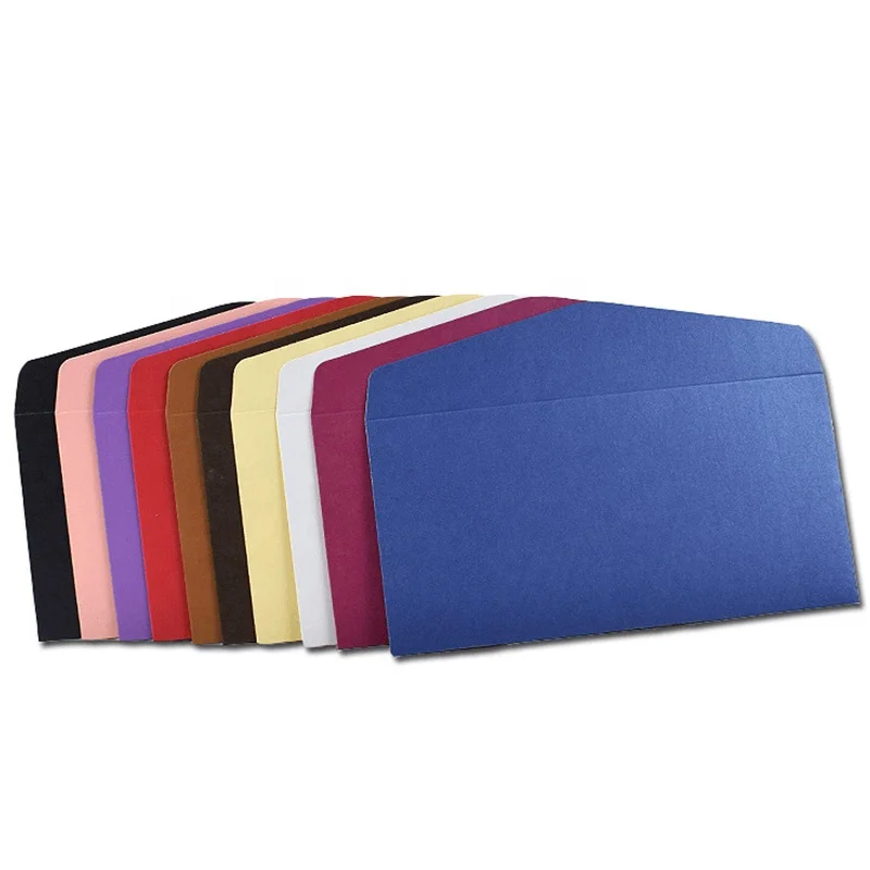 Exquisite bronzing logo pearlescent paper envelope packaging western-style wedding invitation greeting card envelope