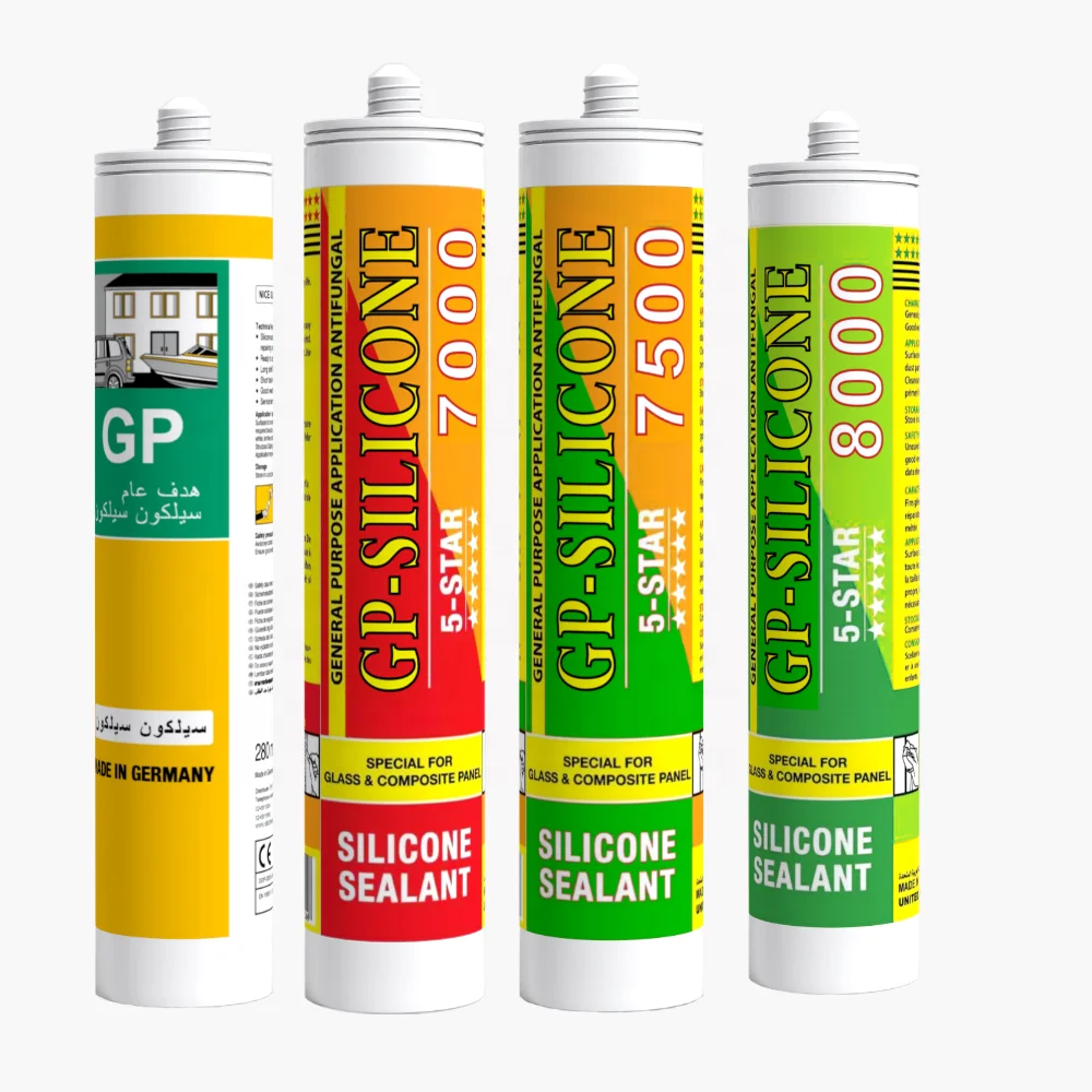 Hot sale acidic silicone sealant gp 300ml transparent adhesive glue for glass