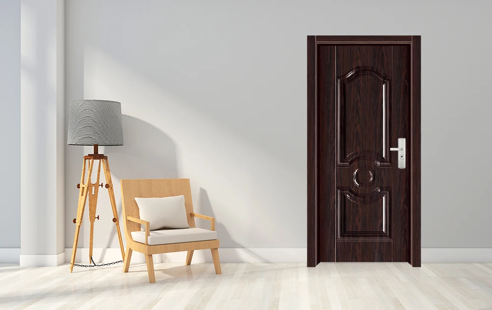 Entrance Security Steel Wood Home South American Residential Modern Front Door