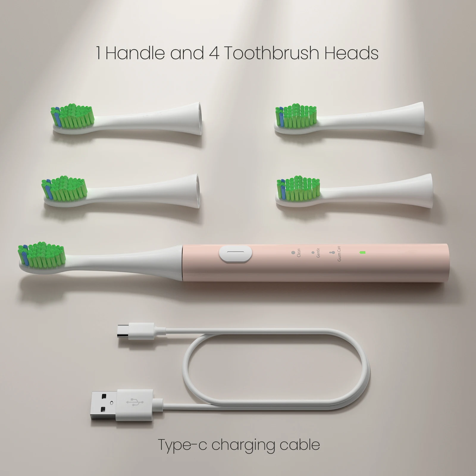 2024 New Products Sonic Ultrasonic Wave Massage Electric Toothbrush With DuPont Bristles