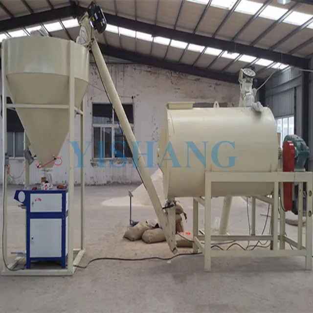 Turnkey plant providers wall putty powder ready mix blender mixer used dry mortar production line