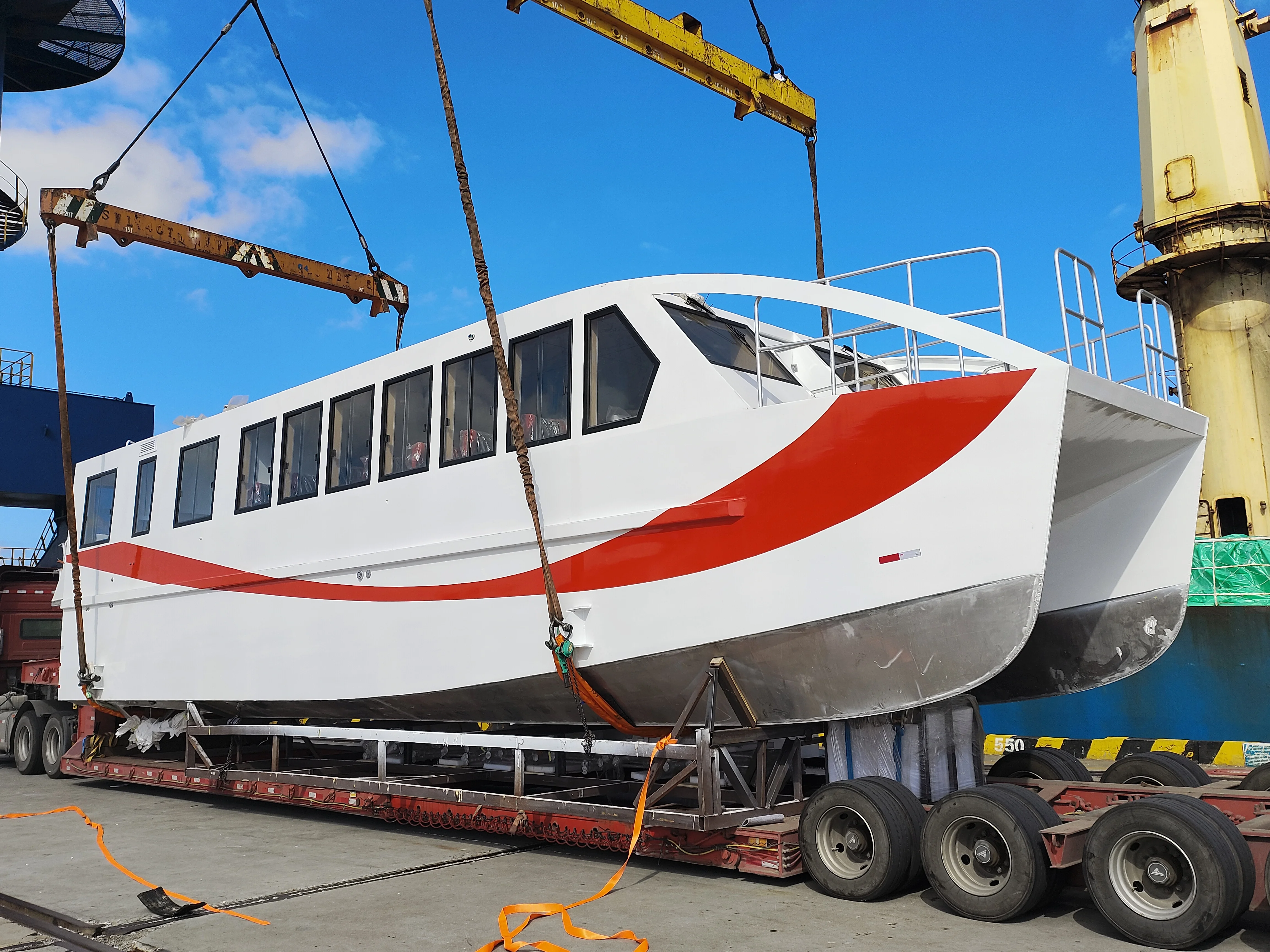 ALLSEALION 50 Seater Aluminium Catamaran Fast Jet Passenger Boat for sale