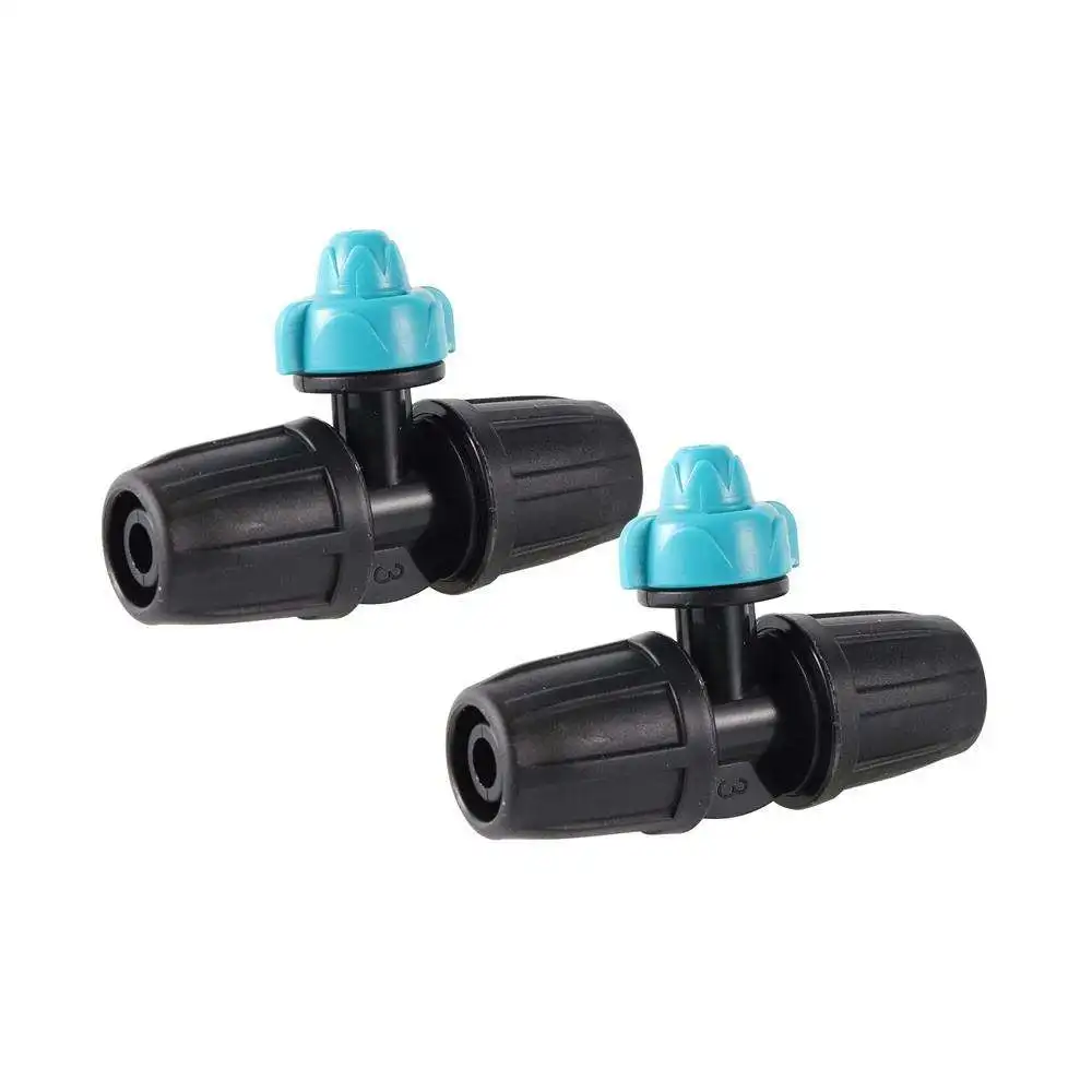 Plastic Garden 8mm Hose Atomizing Fogger Misting Greenhouse Watering Irrigation Sprinkler Cooling Sprayer Nozzle