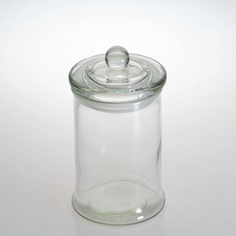 150ml 350ml 750ml Food Glass Jar Candy Glass Jar Storage Jar With Glass Lid