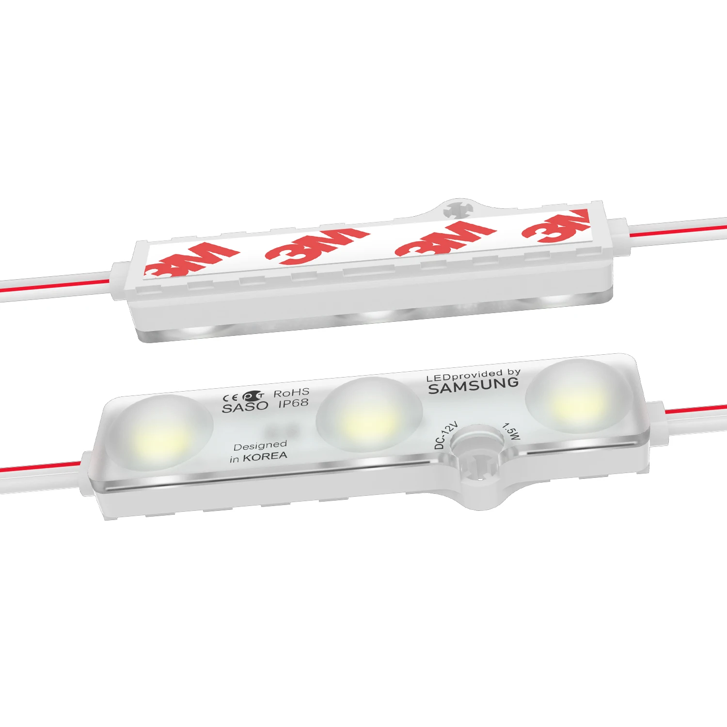 SMD 5730 DC12V samsung светодиодный модуль освещения IP67 водонепроницаемые 3 светодиодные задние фонари зеркальный свет красный синий зеленый белый Светодиодные модули чип