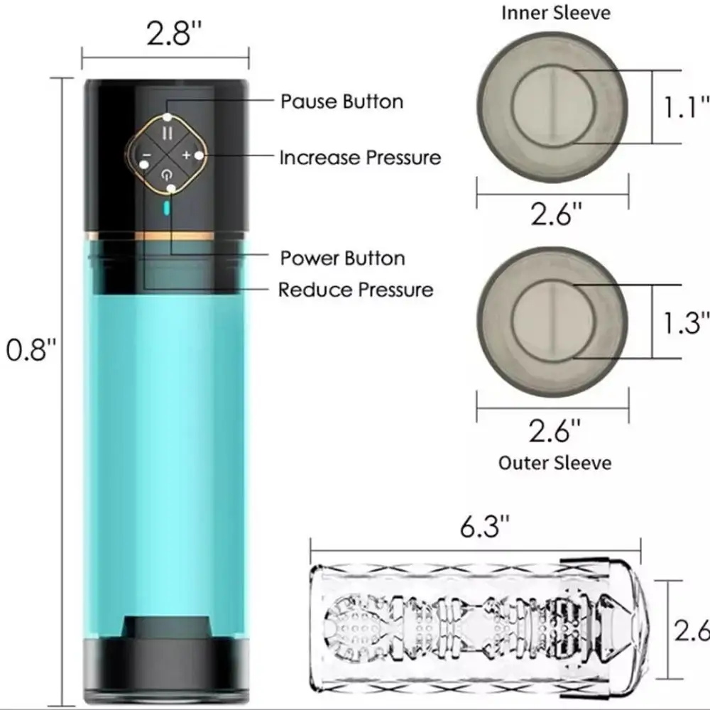 Electric sex vagina penis pump masturbator for man air pump penis suck masturbators sex toys for men Pumps