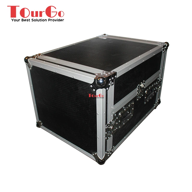 6U стойка x 13U Топ микшер DJ комбинированный Полетный чехол с полкой для ноутбука