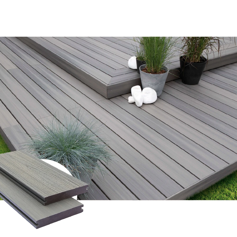Custom Color Size Eco Friendly Wpc Co-Extrusion Decking Wpc Outdoor Flooring