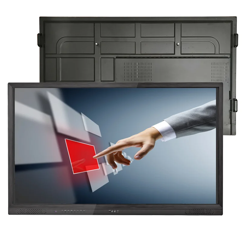  86 дюймовый android usb ИК сенсорный интерактивный экран с ЖК-монитором 4k HD портативный