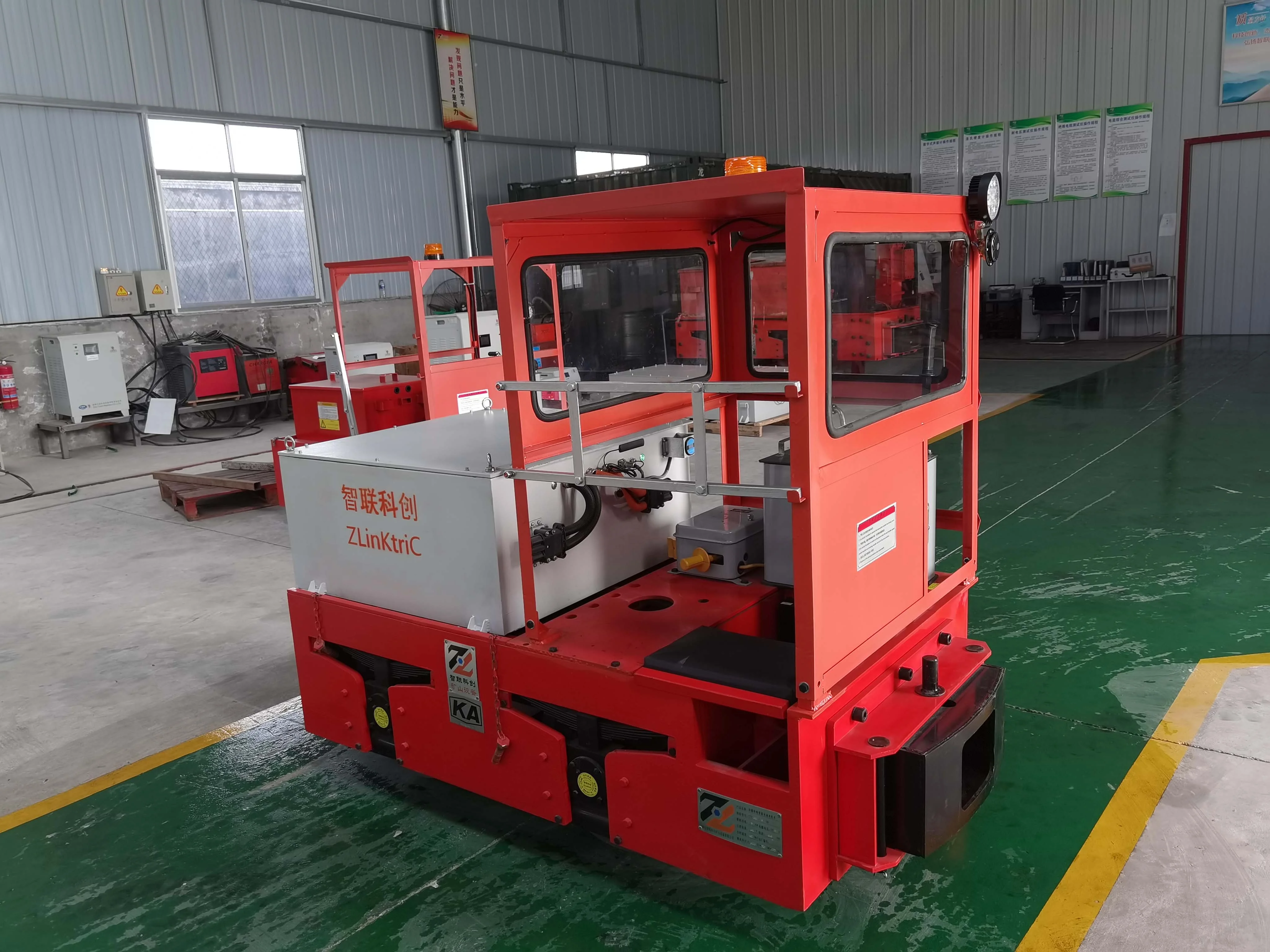 Small size model CTY2.5 railway underground Lithium/lead-acid battery electric locomotive with hydraulic brake