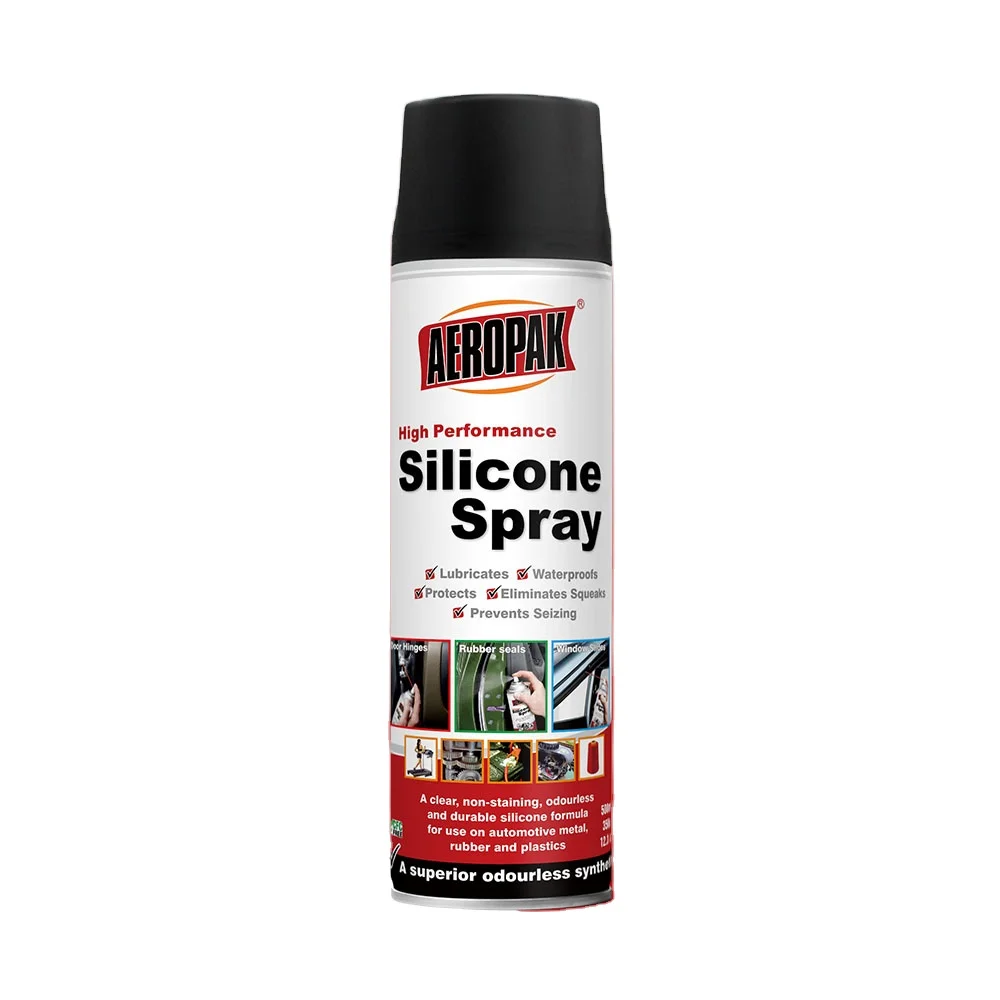 Waterproof  Lubricates Supplier anti rust mold release  Silicone Spray  500 ml For Auto Care