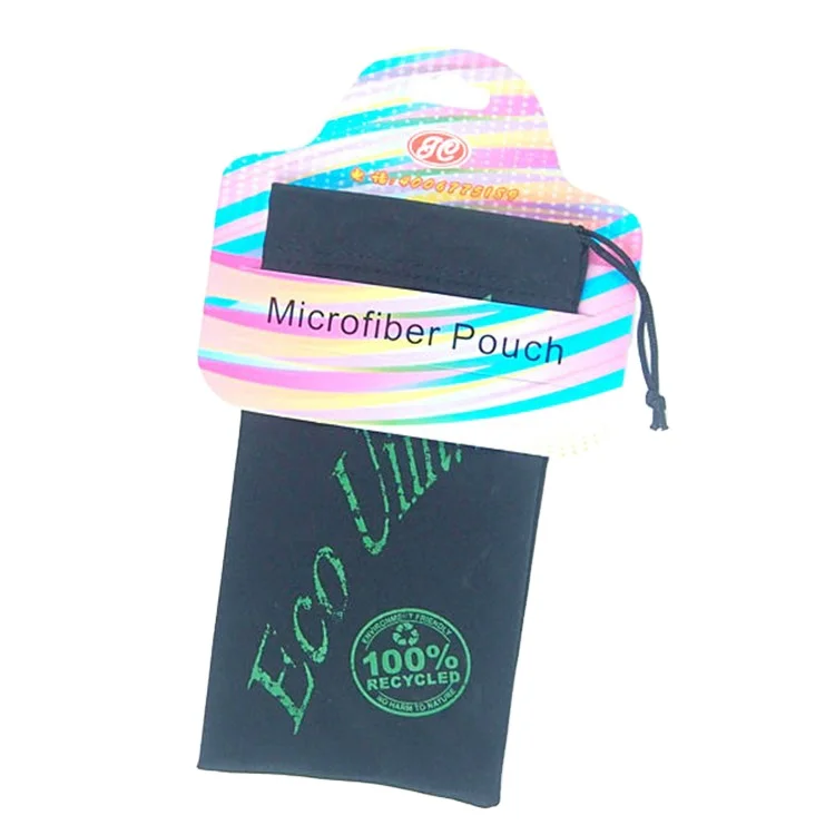 china manufacturer mesh material microfiber cell mobile phone pouch