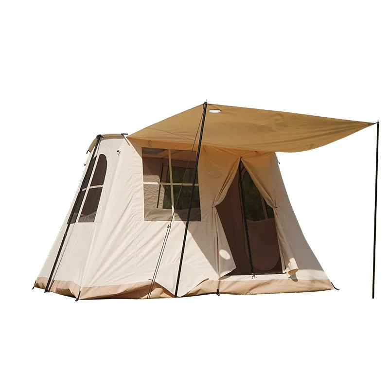 outdoor tent camping equipment rain-proof thickened multi-person tent camping large skylight canopy spring tent