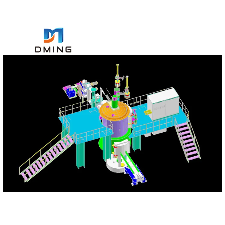 Vacuum induction heating tungsten melting casting machine furnace