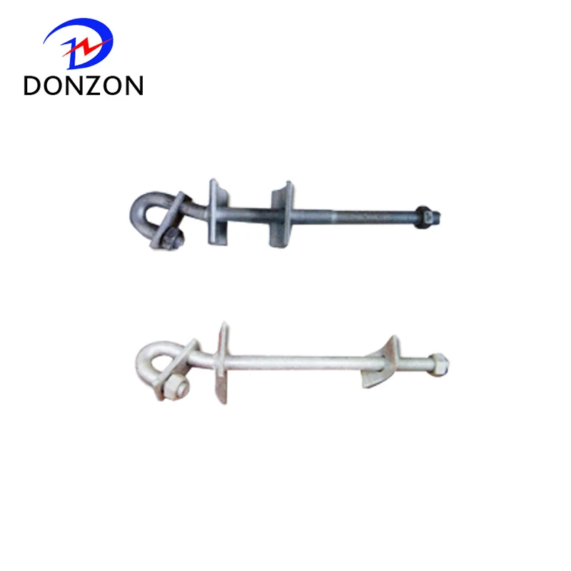 Pig tail Bolt / hook for Overhead Transmission Line hardware
