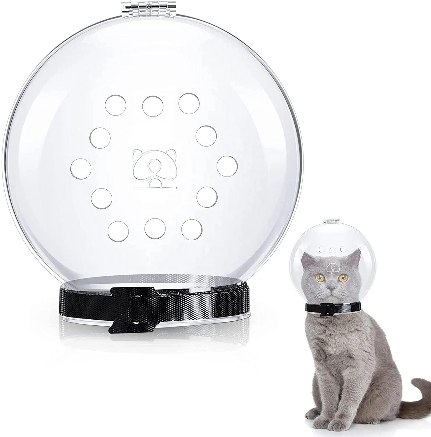 Safe and breathable cat hood going out anti-licking collar space hood hood Elizabeth cone