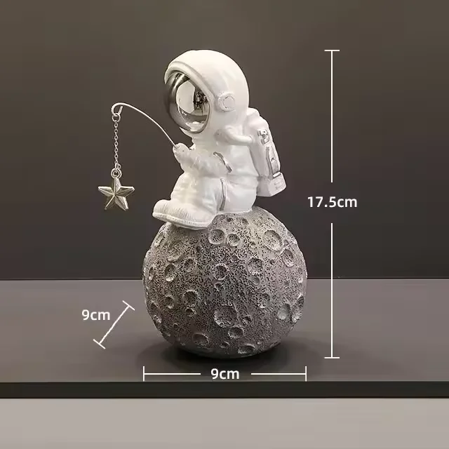 Custom Astronaut Resin Crafts for Craft Figure Statue Tabletop Decoration for Living Room