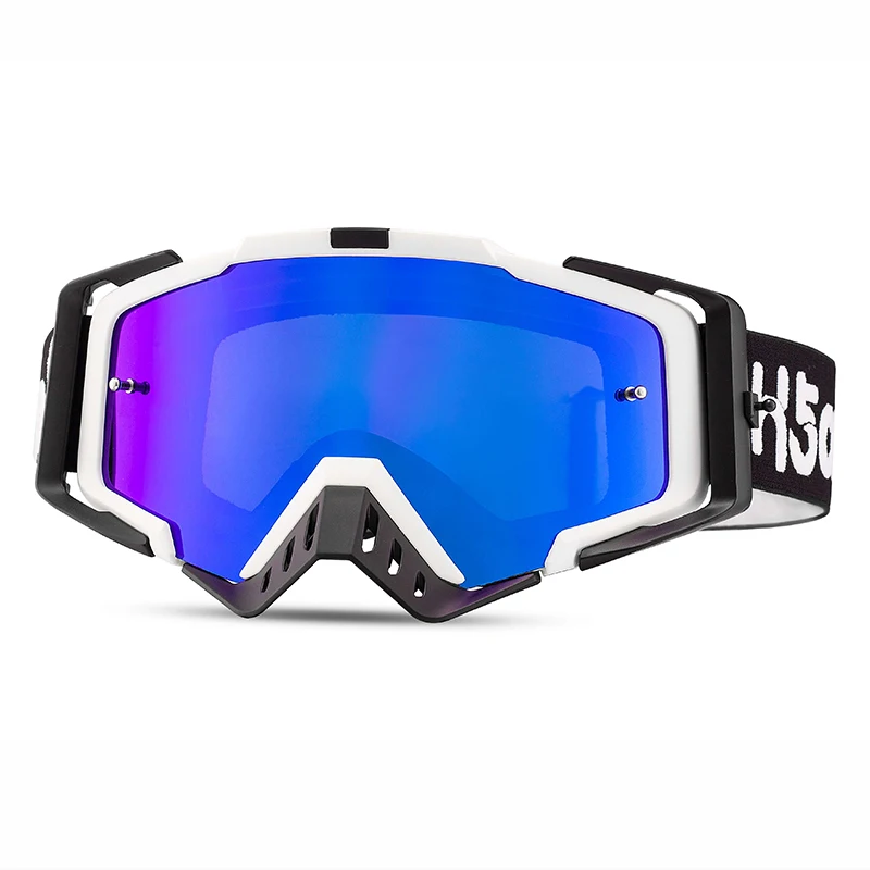 High quality offroad racing tpu frame 2023 newest design black motorcycle goggles motocross motorcycle glasses