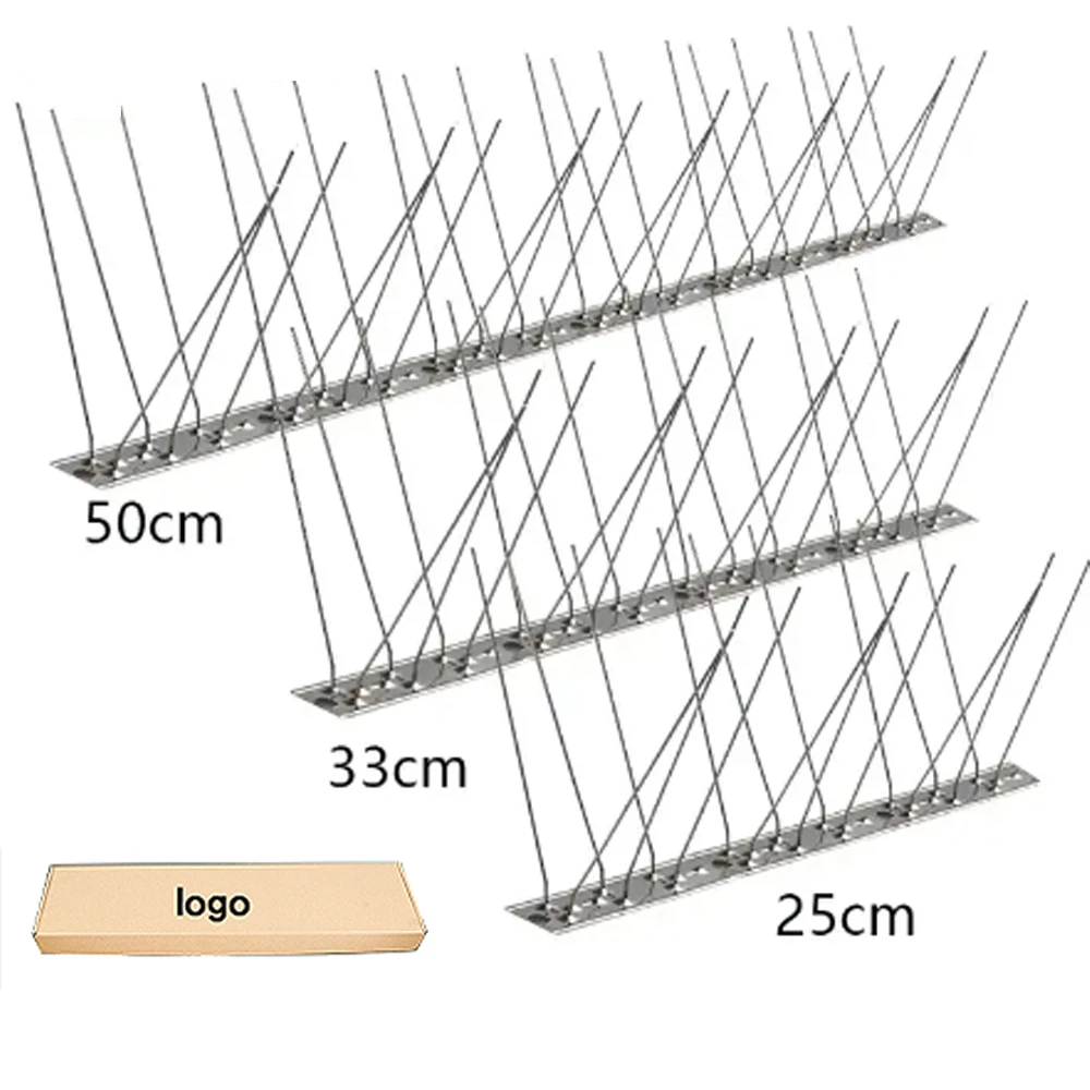 DYSC анти-птичьи шипы УФ-обработка из нержавеющей стали для улицы устойчивая маленькая коричневая коробка для упаковки животных контроллер для контроля над животными