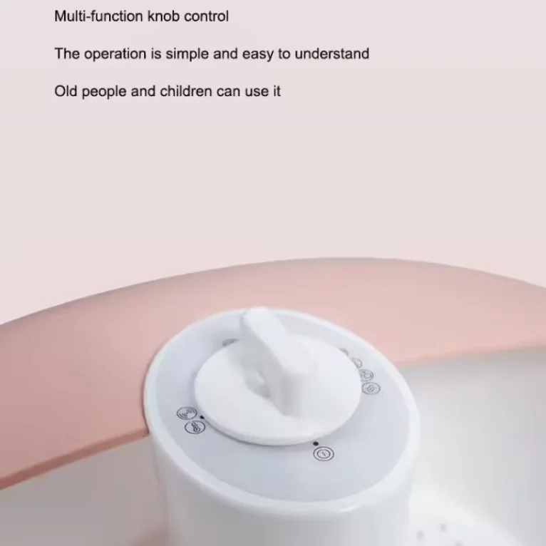 foot relaxation,foldable and portable tub for foot soaking,mini acupressure massage points and temperature control.