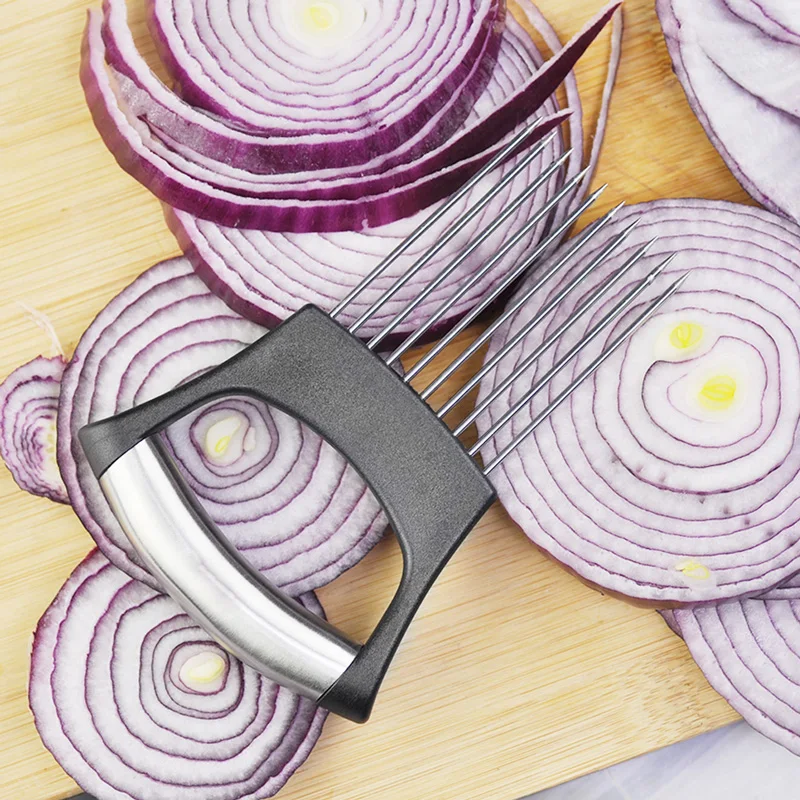 
Stainless Steel High Quality Multi-Purpose Tomato Cutter Metal Multifunctional Onion Needle Slicer 