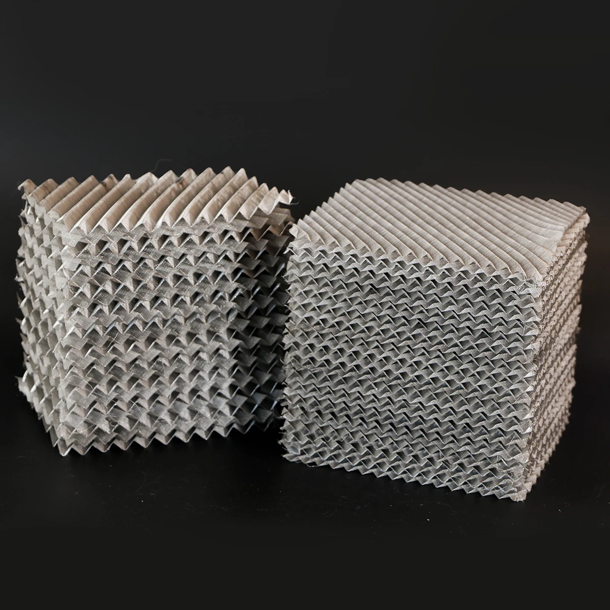 Металлическая нержавеющая сталь 304 проволочная сетка Марля Гофрированная упаковка в скруббинную башню