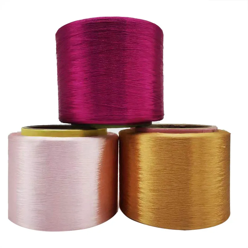 100% High Tenacity Polypropylene Filament Yarn colorful 600D pp yarn for outdoor fabric