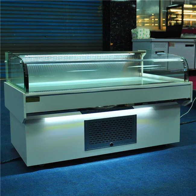 Commercial Refrigeration Equipment Open Cheese Fresh Meat  Freezer