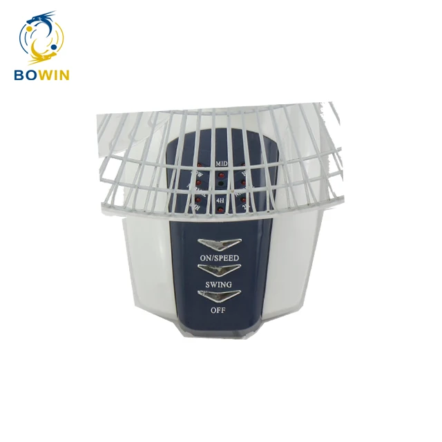 New design White 16 inch wall fan with remote control hanging and protectable grill remote wall fan