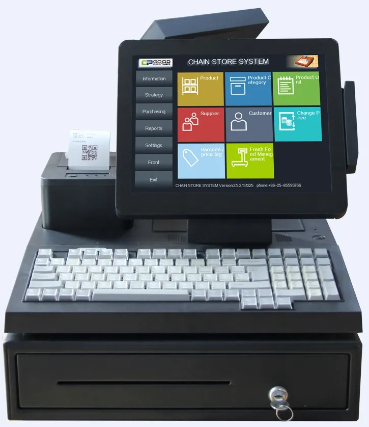 380PLUS High-Performance Commercial Grade POS Cash Register for Business Use Commercial Grade Product for Daily Use