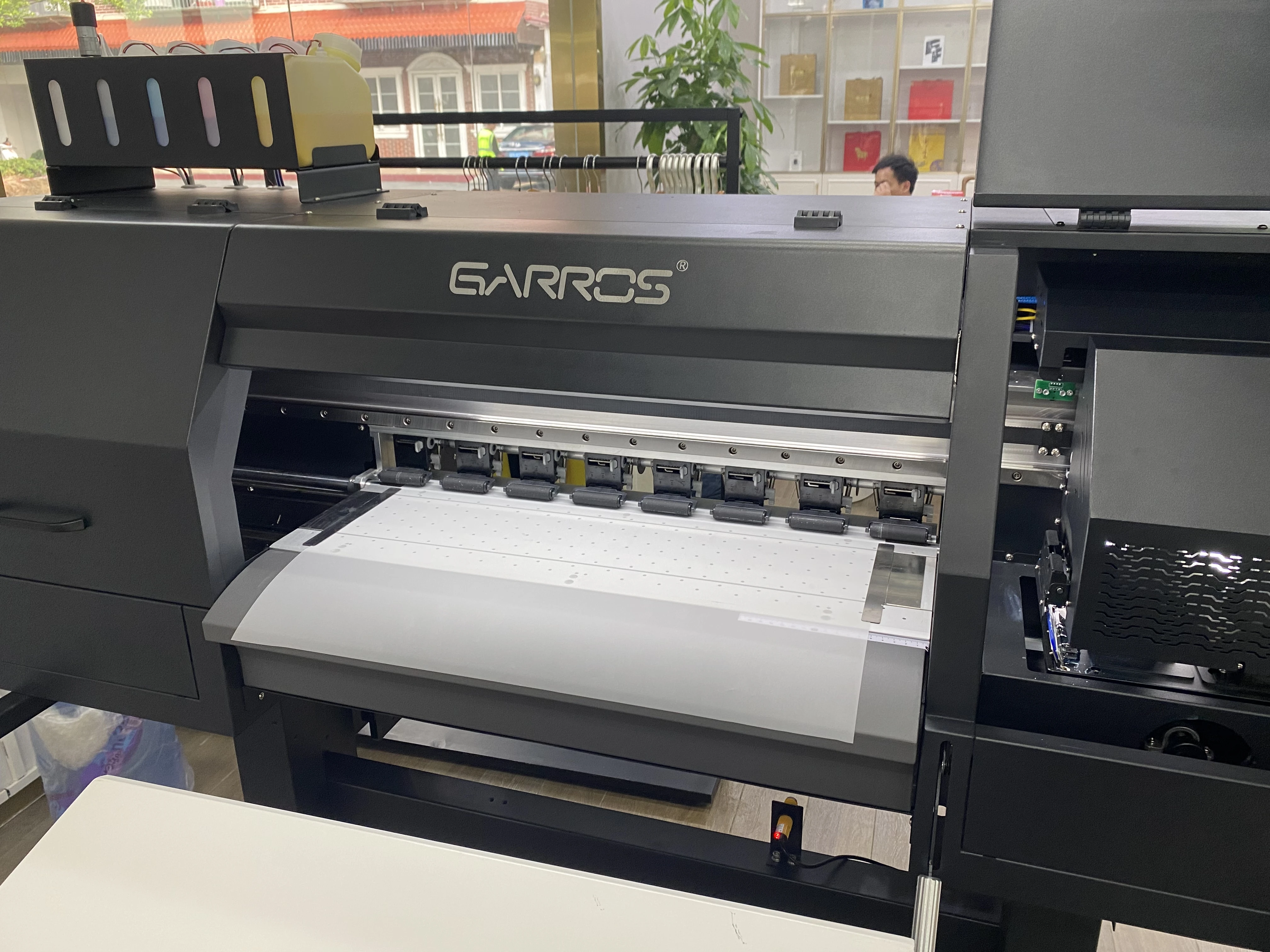 heat press machine garros dtf brand new polyester fabric for jerseys clothes printing machine T shirt printer