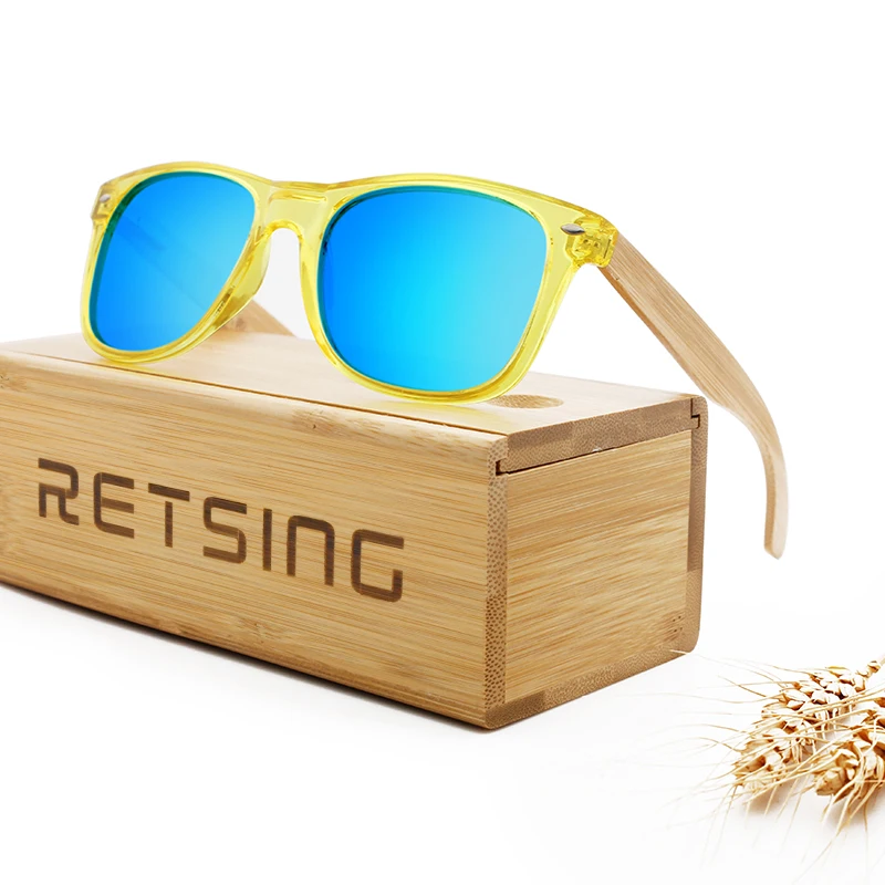 Дизайнерские деревянные солнцезащитные очки сделано в Китае оптовая продажа солнцезащитных очков пластиковая оправа бамбуковые дерево