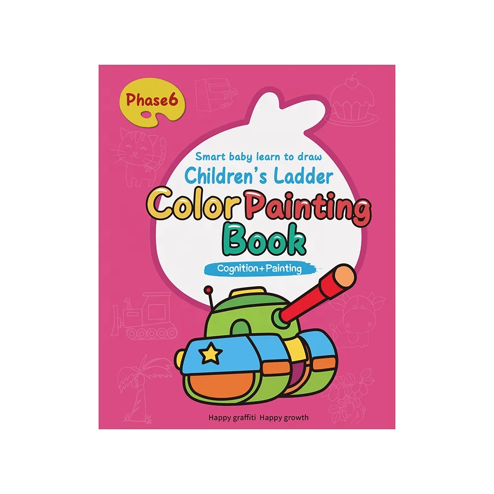 Factory wholesale and sell children graffiti magic coloring book color painting book