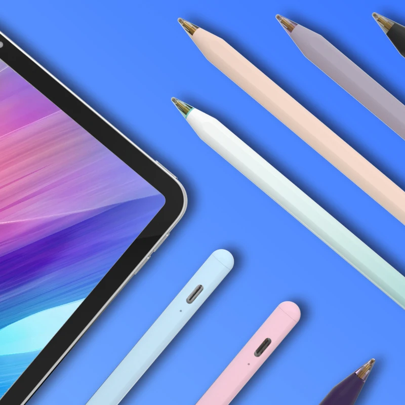 Wholesale Compatible Tablet Stylus Various Colors 2 in 1 Design Universal Capacitive Stylus