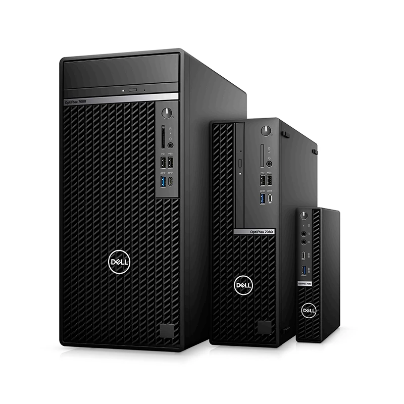 Настольный компьютер Dell OptiPlex 7090MT для бизнеса офиса дома Настольная компьютерная техника 8G 256G M.2 NVMe 21 5 дюймовый монитор настольные