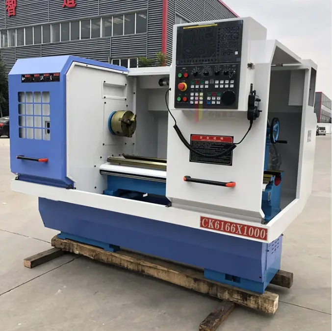 New cnc lathe for alloy wheels CAK6166 teach cnc lathes horizontal turning