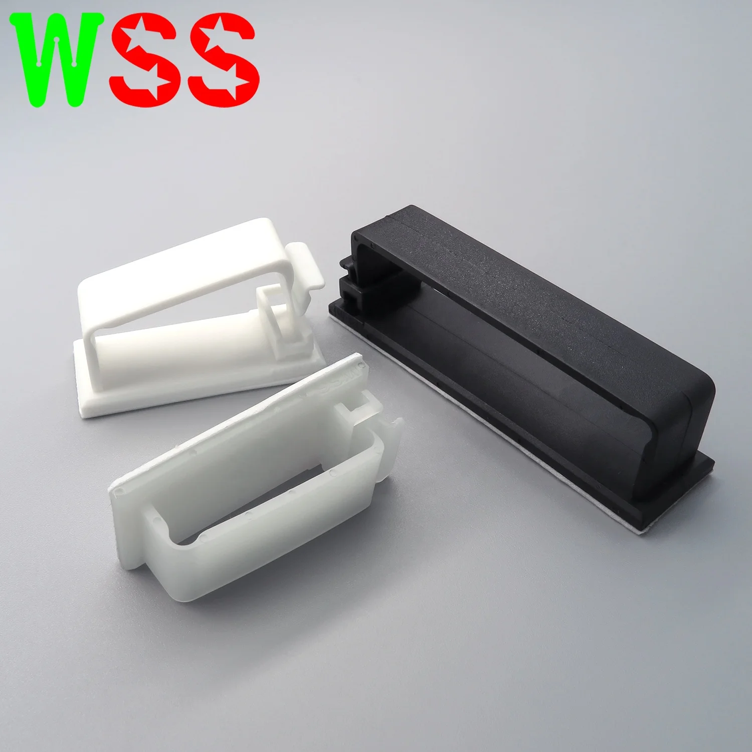Adhesive Flat Tie Mount Nylon Cable Tie Holder Flat Wire Clip 3M Adhesive Base