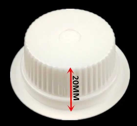 18g White Plastic Sauce Container With Aluminum Foil Lid