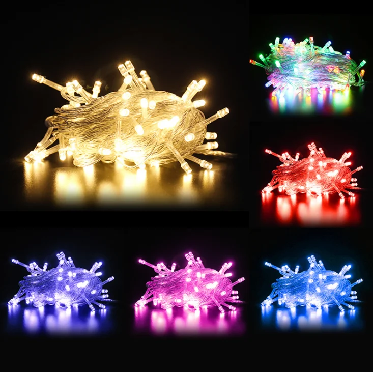 Best-selling Outdoor indoor Christmas Halloween LED light strip small bulb easy to switch on and off