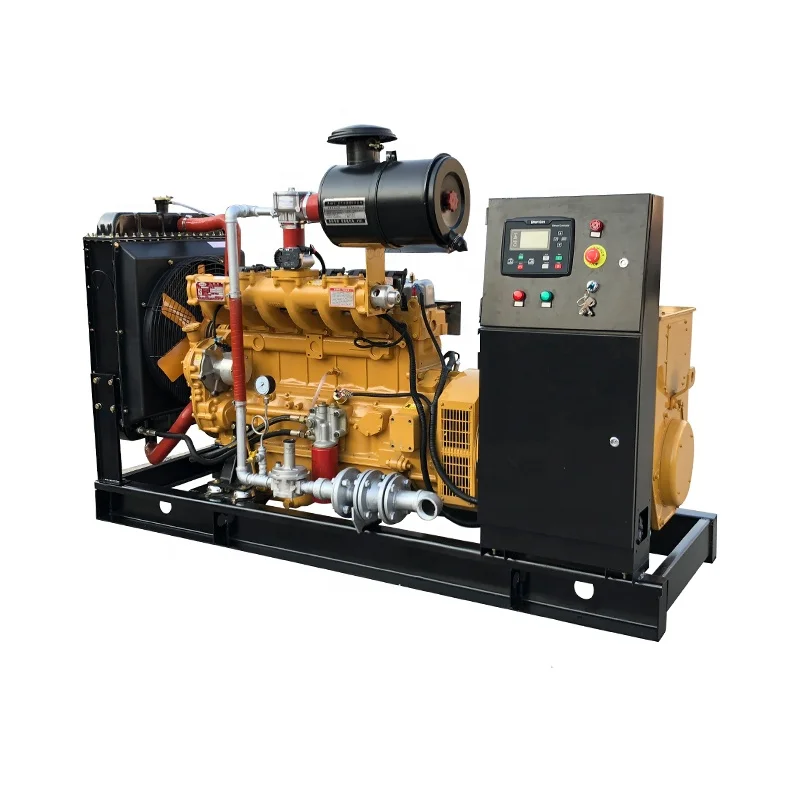 Factory supply high efficiency natural gas generator 50kw with chp boiler