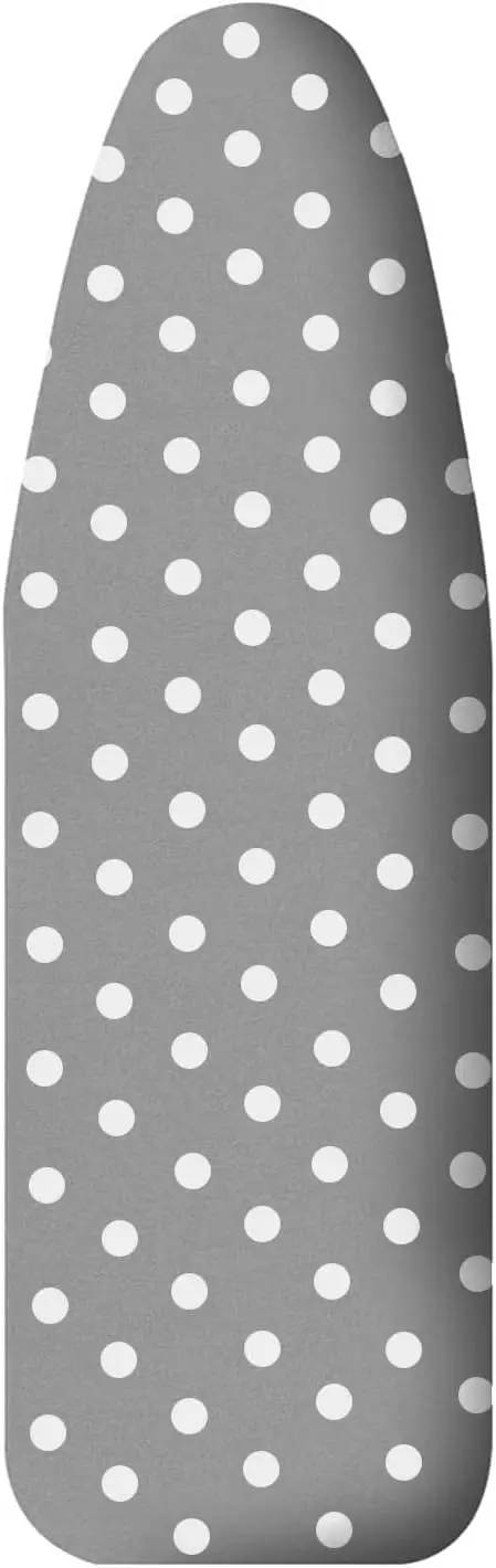 Ironing Board Cover with Extra Thick 7 mm Padding, 100% Cotton Covers Easy-Fit for Protecting Ironing Board Size Up to
