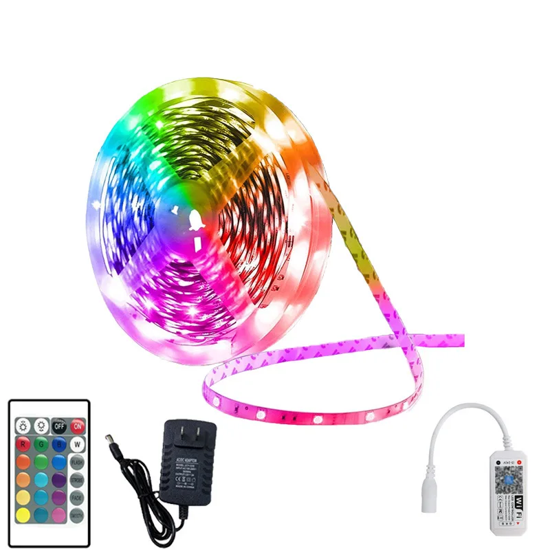 Flexible Music Flex Rope Light Home Decoration Room Lamp Smart Led Strip Light Rgb 5V Led TV Bar Backlight 5050 Color Lighting