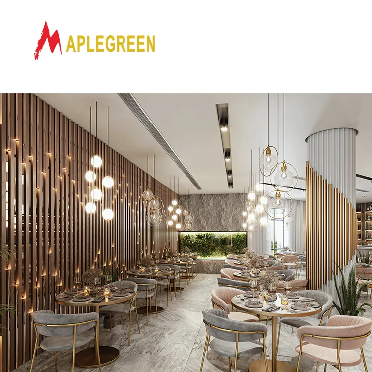 Modern Wooden Table And Chair Set Light Luxury Hotel Furniture Solid Wood Restaurant Sets For Hotel