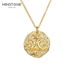 2022 14K gold moon star lion eyes round pendant medallion choker for Women vintage necklace victorian jewelry memorial jewelry