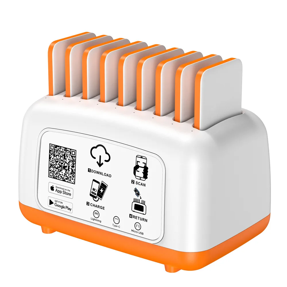 Shared Powerbank Docking Station QR Code Share Power Banks Rental Power Bank 5000mah Charging Station