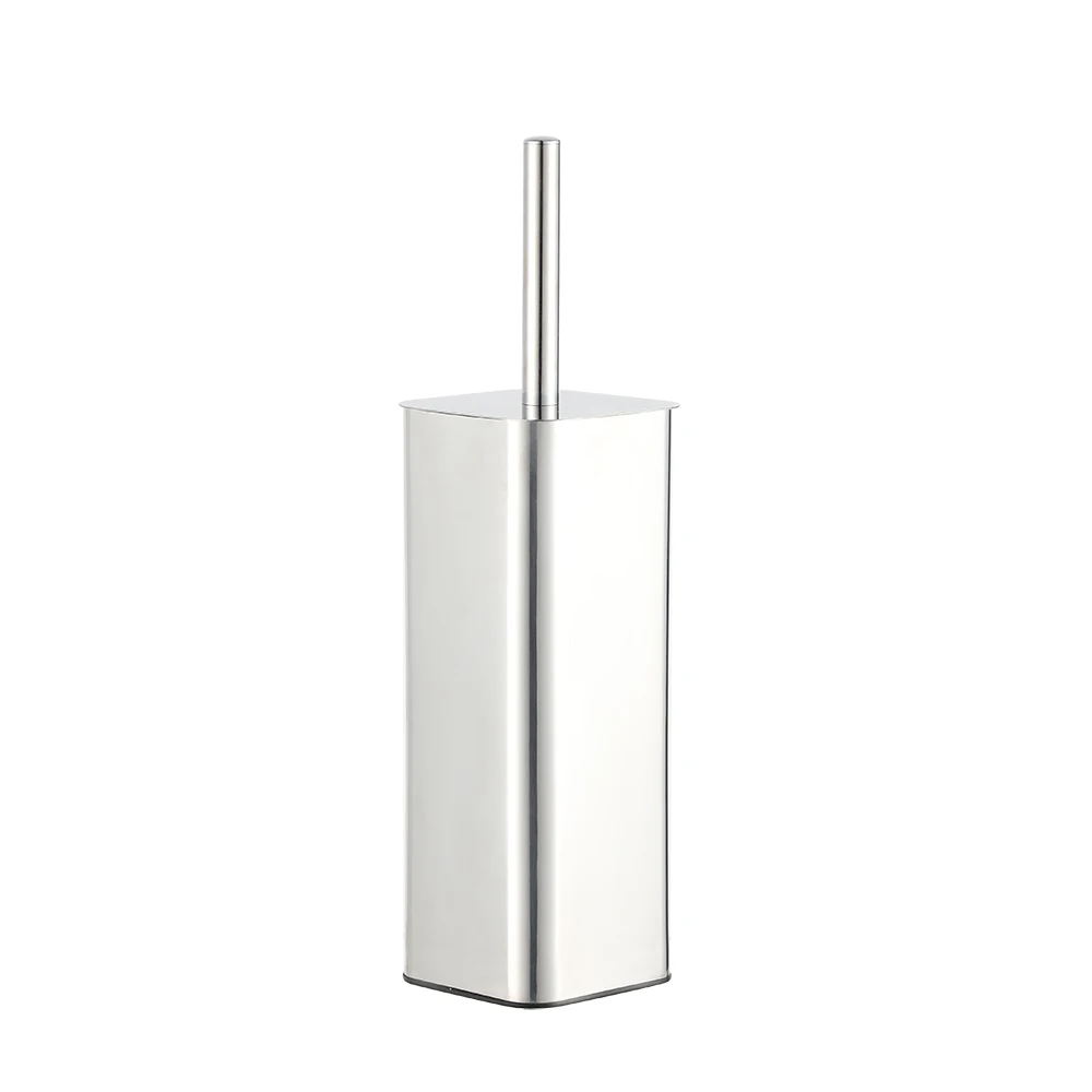 Household hotel office luxury stainless steel square toilet brushes