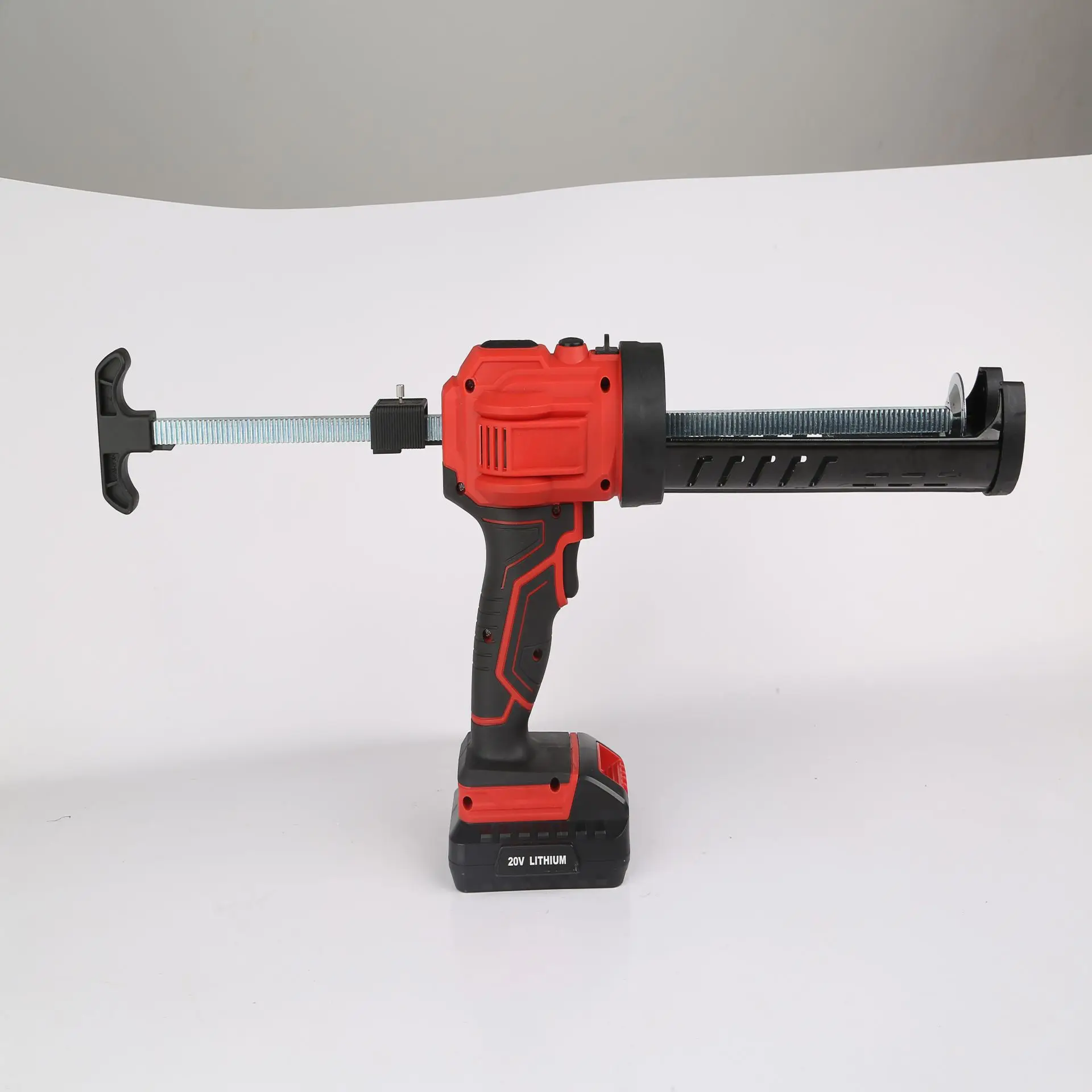 Li-on Battery 600ml Electric Power Caulk Gun Cordless Pneumatic Glue Gun Led Plastic Handle Refillable Battery Powered Caulk